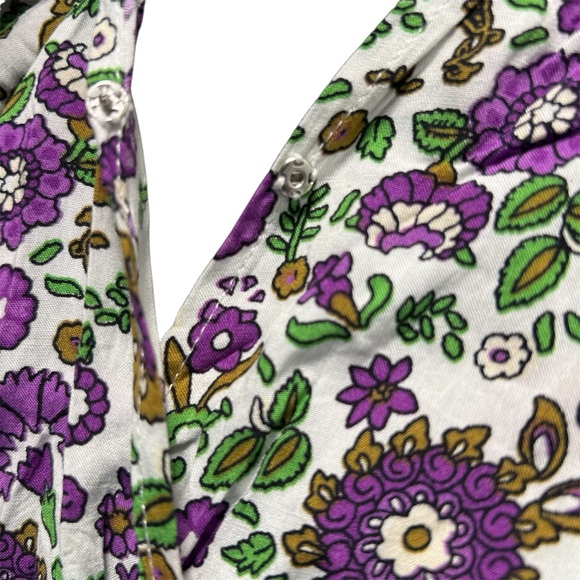 Umgee Women’s Size XL The Bloomin Curvy Romper Shorts V Neck Boho Floral Print - Picture 6 of 7